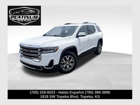 White 2021 GMC Acadia SLT for sale in Topeka, KS