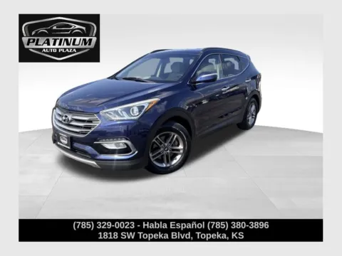 Blue 2017 Hyundai Santa Fe Sport 2.4 Base for sale in Topeka, KS