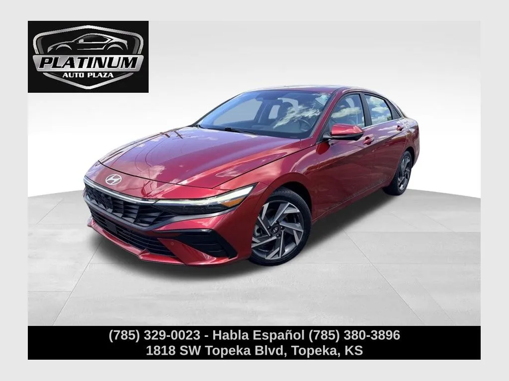 Red 2024 Hyundai Elantra Limited for sale in Topeka, KS
