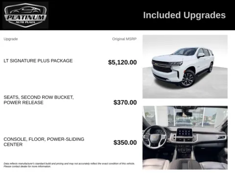 Another view of 2021 Chevrolet Tahoe LT for sale in Topeka, KS at Platinum Auto Plaza