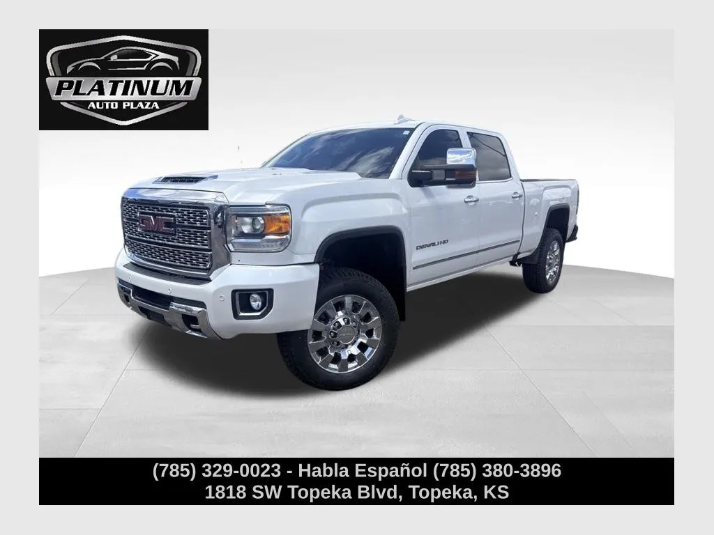 White 2019 GMC Sierra 2500 HD Denali for sale in Topeka, KS