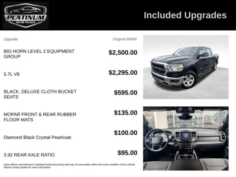 Another view of 2021 Ram 1500 Big Horn/Lone Star for sale in Topeka, KS at Platinum Auto Plaza