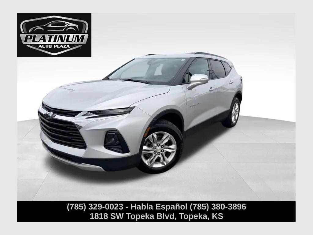 Silver 2021 Chevrolet Blazer LT for sale in Topeka, KS