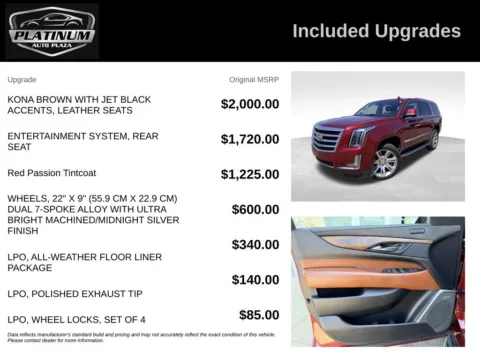 Another view of 2020 Cadillac Escalade Luxury for sale in Topeka, KS at Platinum Auto Plaza