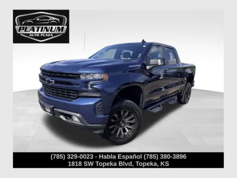 Blue 2021 Chevrolet Silverado 1500 RST for sale in Topeka, KS