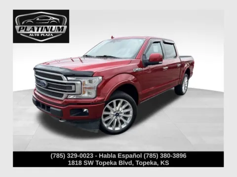 Red 2018 Ford F-150 Limited for sale in Topeka, KS