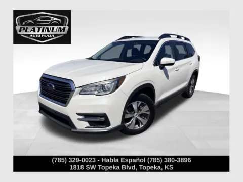 White 2021 Subaru Ascent Premium for sale in Topeka, KS
