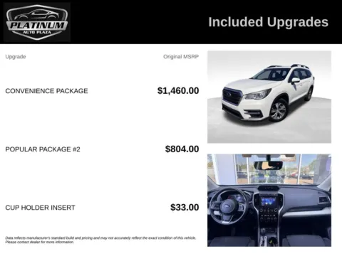 Another view of 2021 Subaru Ascent Premium for sale in Topeka, KS at Platinum Auto Plaza