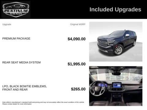 Another view of 2023 Chevrolet Tahoe Premier for sale in Topeka, KS at Platinum Auto Plaza
