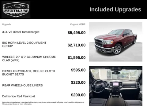 Another view of 2022 Ram 1500 Big Horn/Lone Star for sale in Topeka, KS at Platinum Auto Plaza