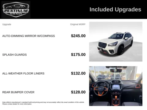 Another view of 2020 Subaru Forester Sport for sale in Topeka, KS at Platinum Auto Plaza