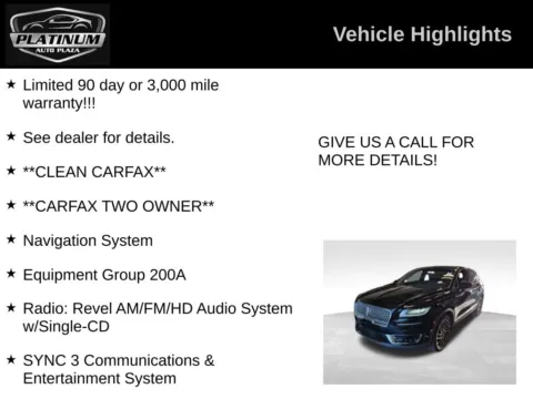 Another view of 2020 Lincoln Nautilus Reserve for sale in Topeka, KS at Platinum Auto Plaza