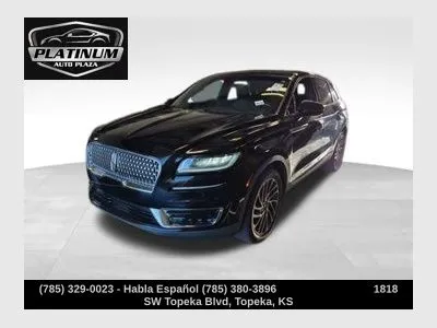 Black 2020 Lincoln Nautilus Reserve for sale in Topeka, KS