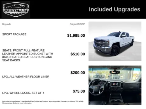 Another view of 2018 Chevrolet Silverado 1500 LTZ for sale in Topeka, KS at Platinum Auto Plaza