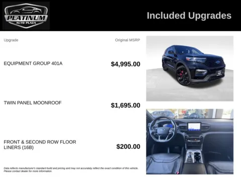 Another view of 2021 Ford Explorer ST for sale in Topeka, KS at Platinum Auto Plaza
