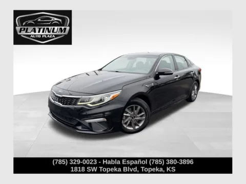 Black 2020 Kia Optima LX for sale in Topeka, KS