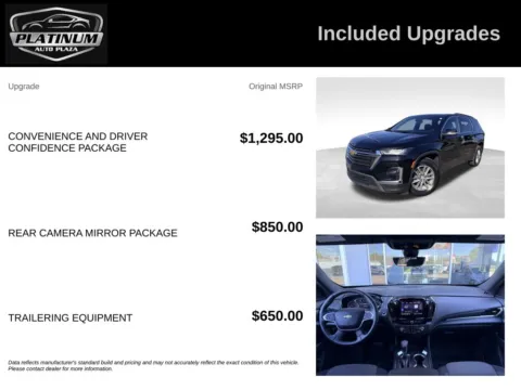 Another view of 2023 Chevrolet Traverse LT for sale in Topeka, KS at Platinum Auto Plaza