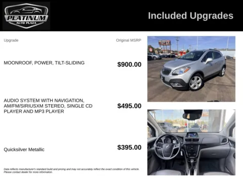 Another view of 2016 Buick Encore Premium for sale in Topeka, KS at Platinum Auto Plaza