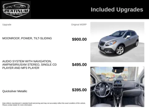 Another view of 2016 Buick Encore Premium for sale in Topeka, KS at Platinum Auto Plaza