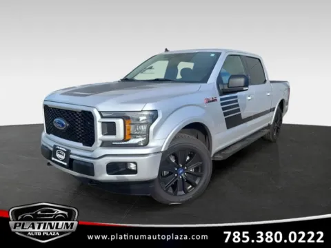 Silver 2019 Ford F-150 SuperCrew Cab XLT Pickup 4D 5 1/2 ft for sale in Topeka, KS