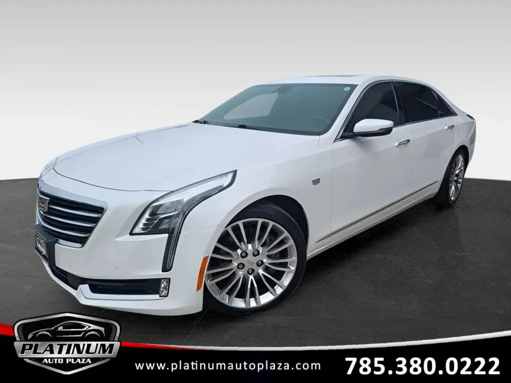 White 2018 Cadillac CT6 3.6 Premium Luxury Sedan 4D for sale in Topeka, KS