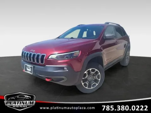 Red 2020 Jeep Cherokee Trailhawk for sale in Topeka, KS