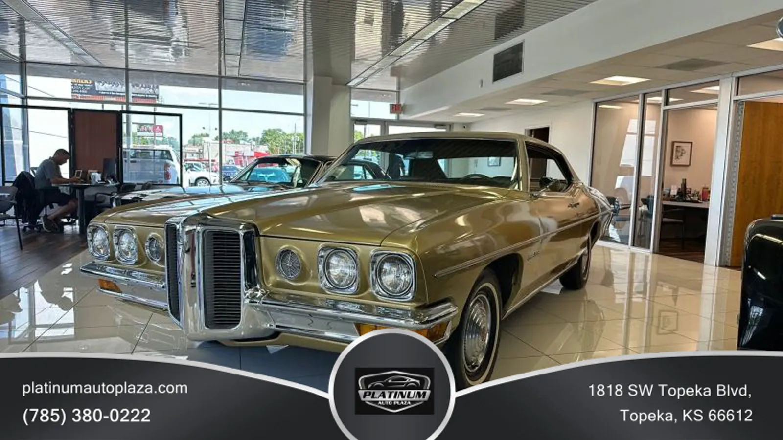 Gold 1970 Pontiac CATALINA HARDTOP COUPE for sale in Topeka, KS