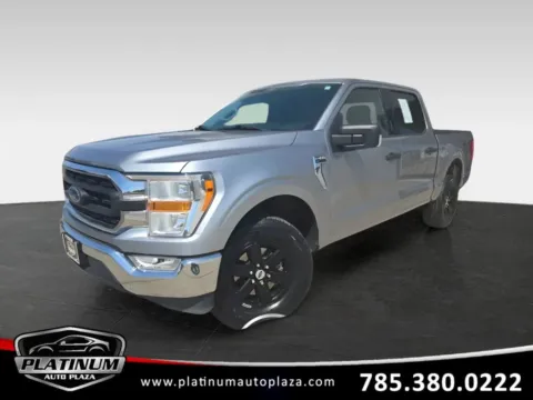 Silver 2021 Ford F-150 SuperCrew Cab XLT Pickup 4D 5 1/2 ft for sale in Topeka, KS