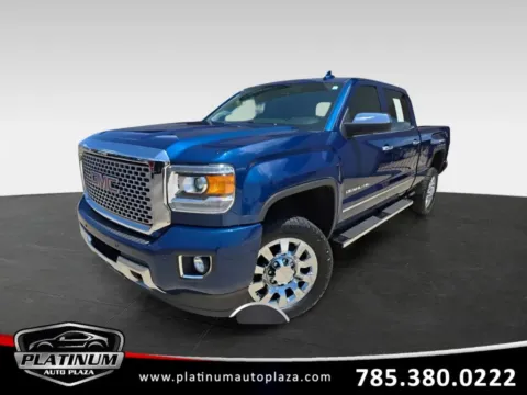 Blue 2017 GMC Sierra 2500 HD Crew Cab Denali Pickup 4D 6 1/2 ft for sale in Topeka, KS