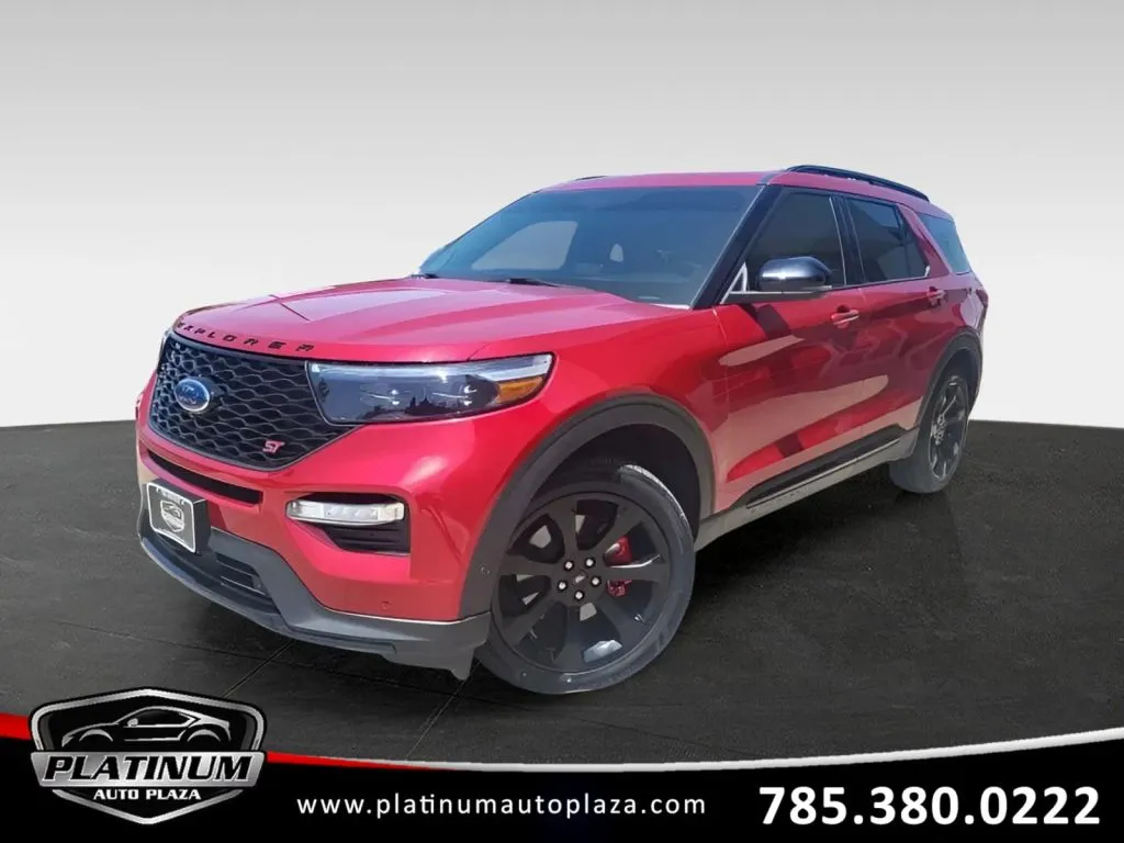 Red 2021 Ford Explorer ST Sport Utility 4D for sale in Topeka, KS