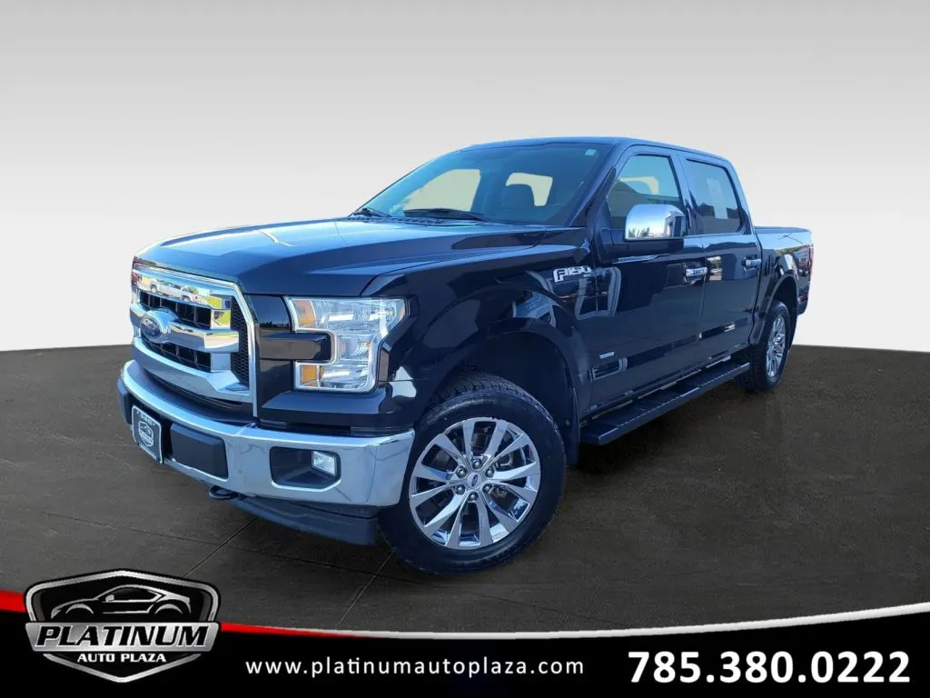 Black 2017 Ford F-150 SuperCrew Cab XLT Pickup 4D 5 1/2 ft for sale in Topeka, KS