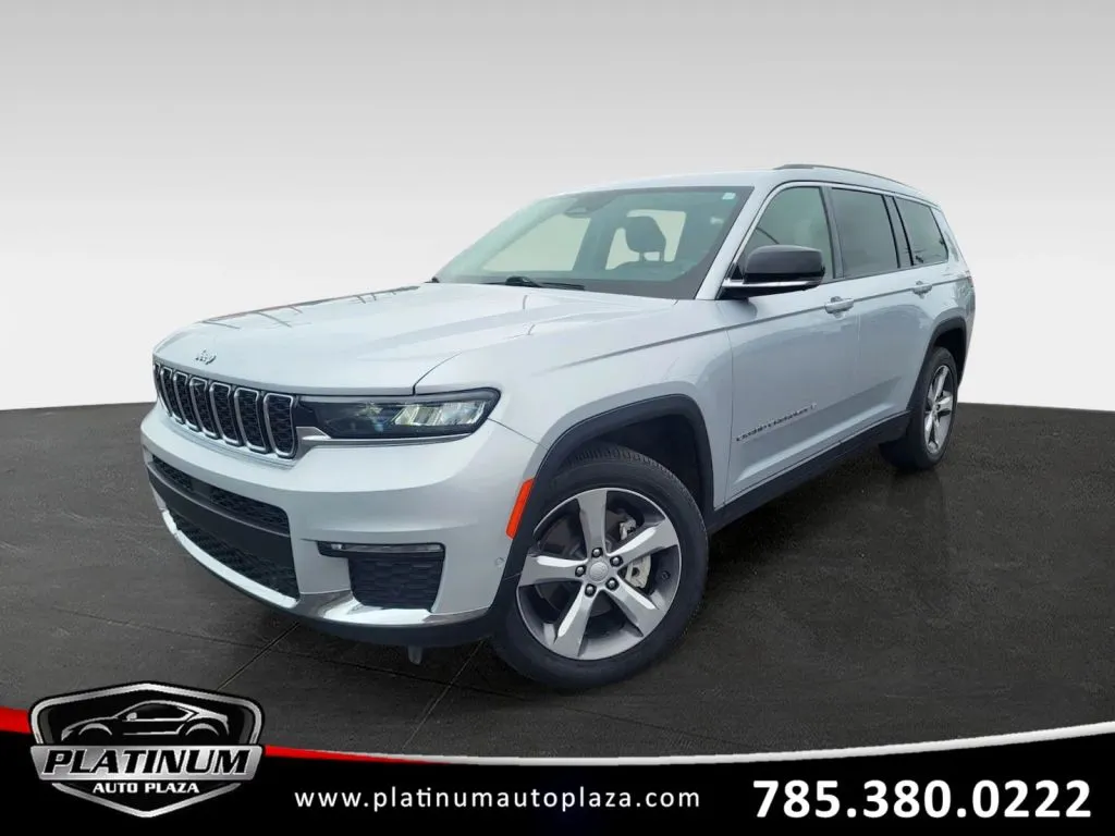 Silver 2021 Jeep Grand Cherokee L Limited Sport Utility 4D for sale in Topeka, KS