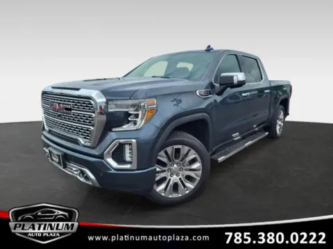 Blue 2020 GMC Sierra 1500 Crew Cab Denali Pickup 4D 5 3/4 ft for sale in Topeka, KS