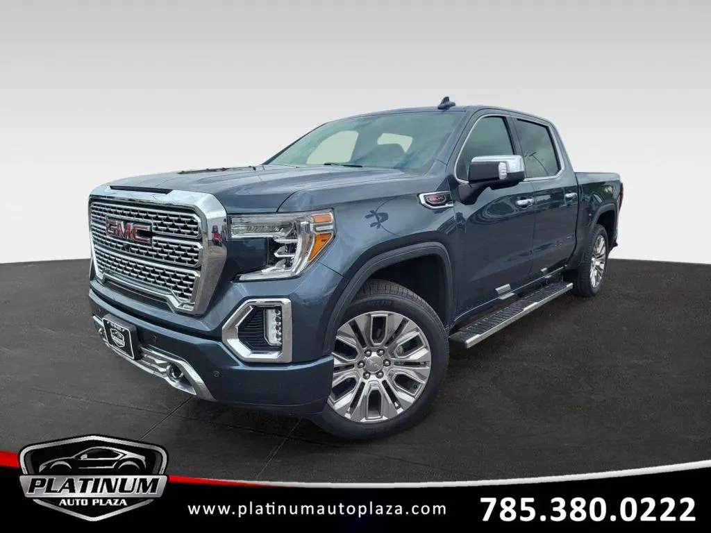 Blue 2020 GMC Sierra 1500 Crew Cab Denali Pickup 4D 5 3/4 ft for sale in Topeka, KS
