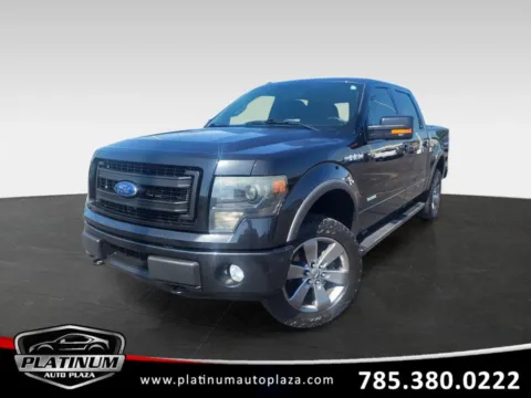 Black 2014 Ford F-150 SuperCrew Cab FX4 Pickup 4D 5 1/2 ft for sale in Topeka, KS