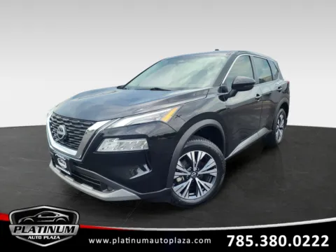 Black 2022 Nissan Rogue SV for sale in Topeka, KS