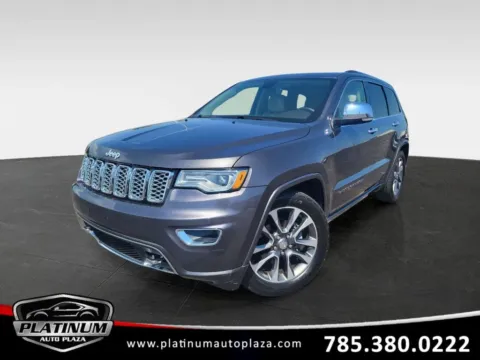 Gray 2018 Jeep Grand Cherokee Overland Sport Utility 4D for sale in Topeka, KS