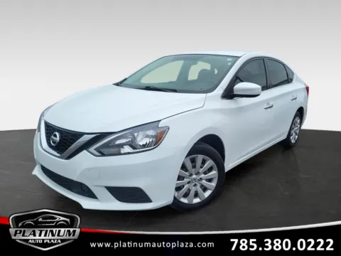 White 2018 Nissan Sentra S for sale in Topeka, KS