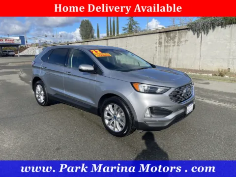 Silver 2022 Ford Edge Titanium for sale in Redding, CA