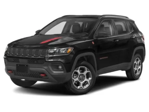 Black 2022 Jeep Compass Trailhawk for sale in Redding, CA