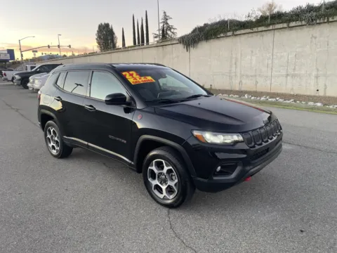 Black 2022 Jeep Compass Trailhawk for sale in Redding, CA