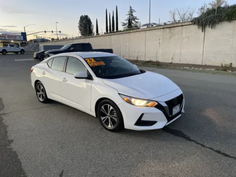 White 2022 Nissan Sentra SV for sale in Redding, CA
