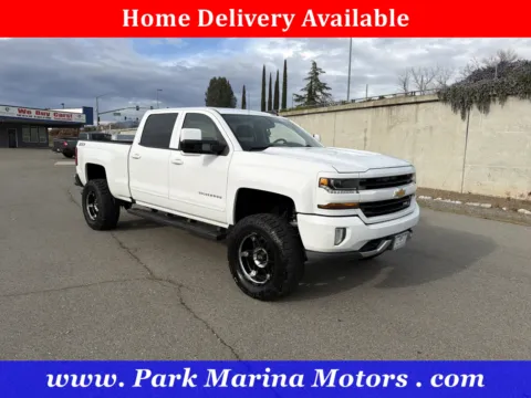 White 2016 Chevrolet Silverado 1500 LT for sale in Redding, CA