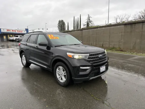 Black 2022 Ford Explorer XLT for sale in Redding, CA