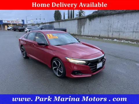 Red 2022 Honda Accord Sedan Sport for sale in Redding, CA