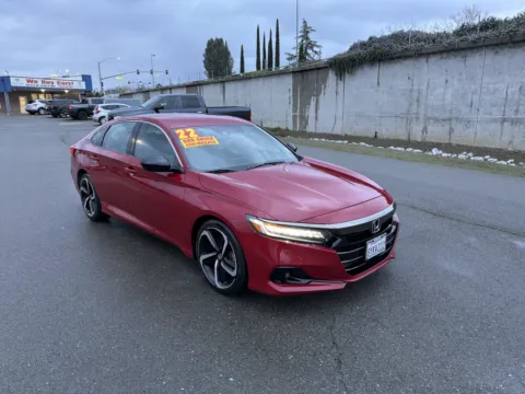Red 2022 Honda Accord Sedan Sport for sale in Redding, CA