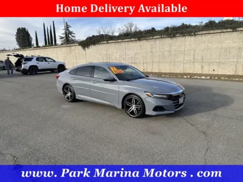 Gray 2022 Honda Accord Hybrid Touring for sale in Redding, CA