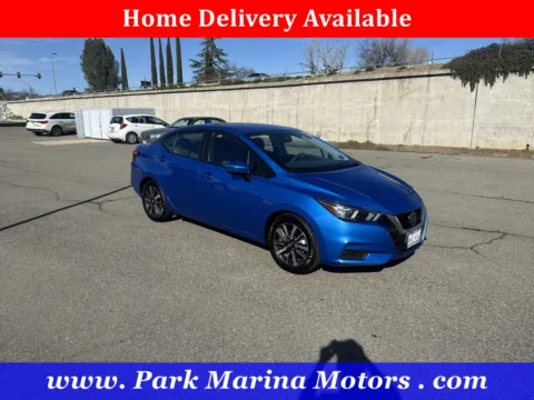 Blue 2020 Nissan Versa SV for sale in Redding, CA