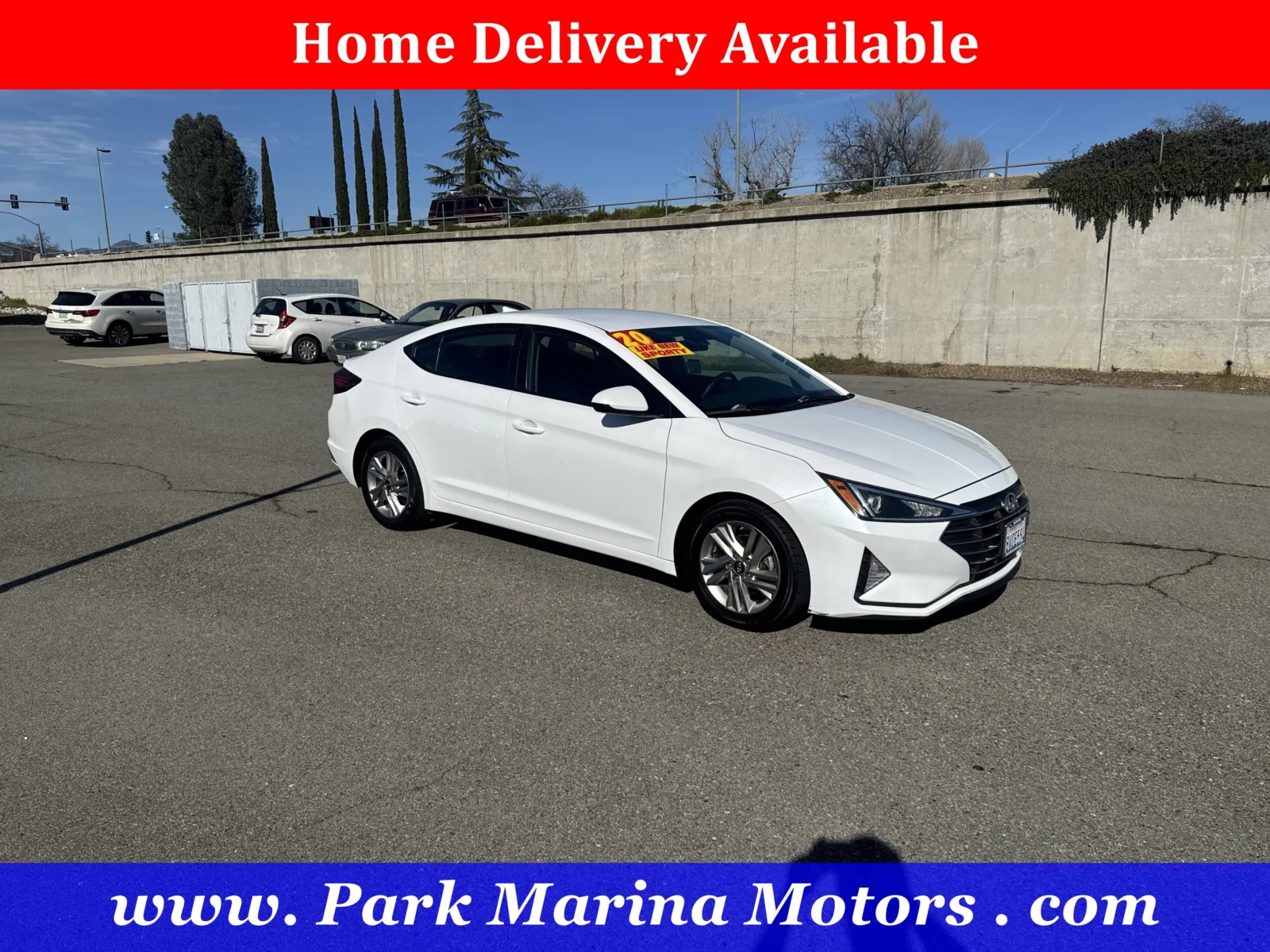 White 2020 Hyundai Elantra SEL for sale in Redding, CA