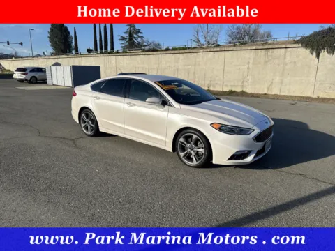 White 2017 Ford Fusion Sport for sale in Redding, CA